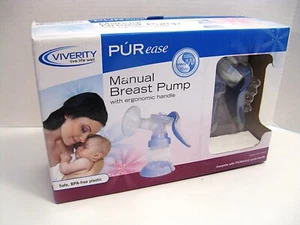 PURease Manual Breast Pump w/Ergonomic Handle ROS-SAMAN New Sealed - Picture 1 of 2