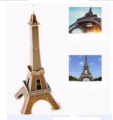 Kids 20 Pcs Paris Eiffel Tower 3D Puzzle World's Great Architecture Collection - Image 1 of 3