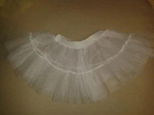 Falda Tutú Blanca Gallina Noche/Fiesta 6/16 - Imagen 1 de 1