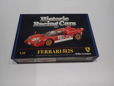 FERRARI 512 S HELLER HUMBROL KIT DA MONTARE SCALA 1:24 CON SCATOLA (7S) - Immagine 1 di 4