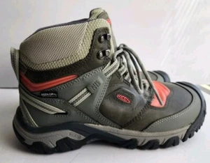Keen Ridge Flex Mid Damen-Wanderstiefel Castor grau pink/schwarz Größe 8,5 M US  - Bild 1 von 10