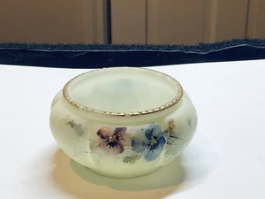 Antique Mt Mount Washington Glass Hand Blown Victorian Master Swirl Salt Cellar - Picture 1 of 12