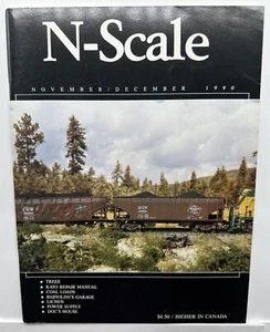 N-Scale Magazine November/December 1990 Bartolini's Garage - Docs House - Trees - Imagen 1 de 3