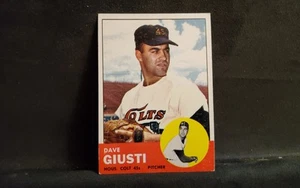 1963 Topps Baseball - #189 Dave Giusti - Bild 1 von 2