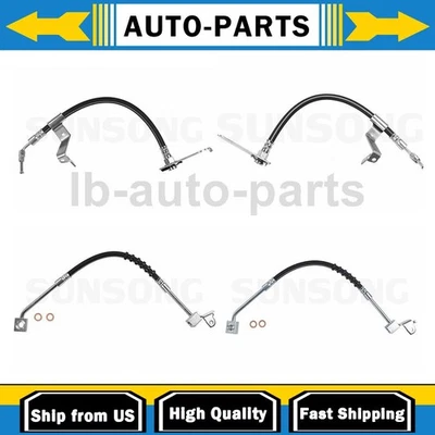 For 2000 Chrysler Cirrus 2.0L 4x Brake Hose Line Front Rear - Image 1 of 4