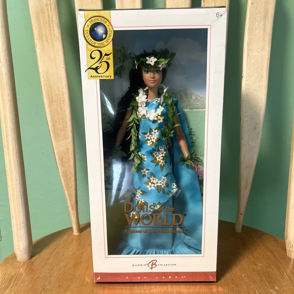 Barbie Dolls of the World Princess of the Pacific Islands Pink Label G8056 RARE