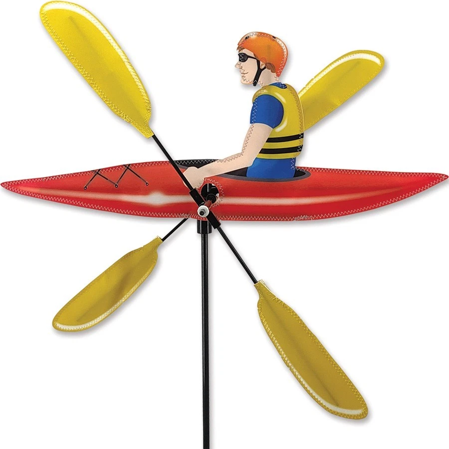 Kayak Whirligig Wind Spinner 20" Foto 1 de 1