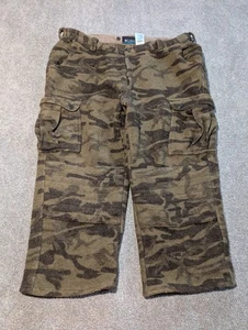 Columbia Pants Mens 44 (42x25) Gallatin Heavy Wool Blend Camo Camouflage Hunting - Picture 1 of 15