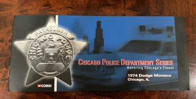 Corgi 1974 Dodge Monaco Chicago Departamento de Policía 1:43 Nuevo en Caja US06004 Foto 1 de 4