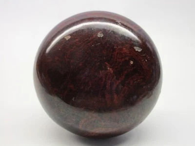 Vintage Brown Marble Swirl Porcelain Door Knob 2 1/2" - Image 1 of 4