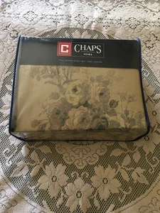 New Chaps Home~Inverness~Full Queen Duvet 90X90 With 2 Pillow Shams 100% Cotton - Picture 1 of 7