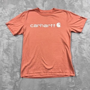Carhartt Women’s Medium Orange Shirt (8/10) Original Fit Work Ranch Wear - Picture 1 of 7