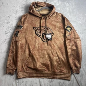 Sudadera Jacksonville Jaguars Para Hombres XL Camuflada Saludo al Servicio Back Hit Sudadera con Capucha - Imagen 1 de 12
