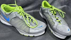 Nike Flex TR2 Training Sneakers Womens Gray Yellow Blue 511332-006 Sz 8 - Picture 1 of 11