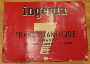 CGT NORMANDIE - Maquette INGENIA constructions de précision du Paquebot 1/400e - Imagen 1 de 9