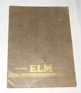 ELM 1930 Yearbook Union High School San Mateo California - Picture 1 of 5