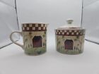 Thompson Pottery Country Home Sugar And Creamer 2002 Beth Vincent-Stephens