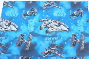 Star Wars Twin Sheets Fitted & Flat Blue Ships X Wing Tie Fighter Jay Franco