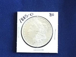 1885-O Morgan Silver Dollar Brilliant Uncirculated E8141 - Picture 1 of 4