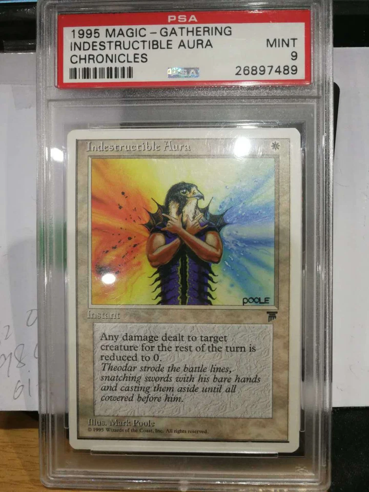 1995 MAGIC THE GATHERING INDESTRUCTIBLE AURA CHRONICLES - Image 1 of 1