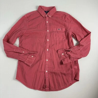 Vineyard Vines Slim Fit Tucker Shirt Silk Blend Mens Medium Pink Button Up L/S - Image 1 of 4