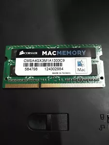 CORSAIR 8GB DDR3 1333MHz Memory For Apple Mac - MPN: CMSA16GX3M2A1333C9 - Picture 1 of 2