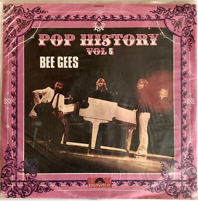 Bee Gees - Pop History Vol. 5 (2LP 12" vinyl records)(Uruguay)(sealed) — 第 1/4 张图片