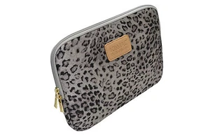 Grey Leopard Laptop sleeve for 13" 14" 15.6" 16" Acer Asus Microsoft Samsung - Picture 1 of 3