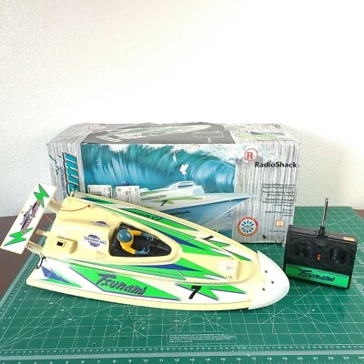 Radio Shack Vintage RC Tsunami Speed Boat 60-4240 (NOS) Original Box- Pre Owned - Image 1 of 4