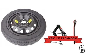 RUOTINO DI SCORTA 16" PER NUOVA LANCIA YPSILON (HYBRID)+CRIC 1.5T OMAGGIO 125/85 - Foto 1 di 9