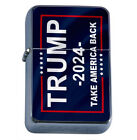 President Donald Trump 2024 L1 Windproof Refillable Flip Top Oil Lighter