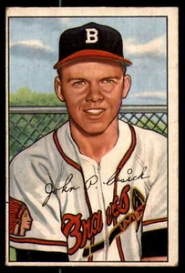 1952 Bowman #192 John Cusick Excellent+ RC Rookie Bos Braves ID:214464 - Picture 1 of 2
