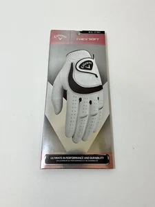 Callaway Chev Soft Series Men's Leather Golf Glove Left Hand Size Medium New - Picture 1 of 5
