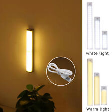 LED Sensor Movimiento Luces Tira Luz para Sala Cocina Armario Bajo Escalera