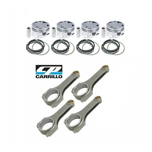 CP Piston 77.50 mm Bore 9.5:1 CR + 5.454" Pro-H CARR Rod Fits Mini Cooper S N14 - Picture 1 of 5
