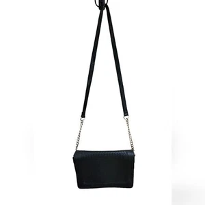 Women's Banana Republic Crossbody Black with Chain Strap - Picture 1 of 12