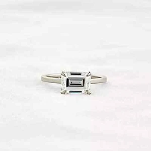 Certified Natural 1.6ct VS1 DEF Diamond 925 Sterling Silver Ring For Christmas - Picture 1 of 9