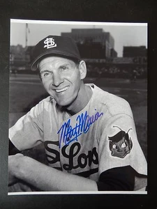 Fotografía autografiada de Marty Marion 8"" X 10"" (#2) - Imagen 1 de 2