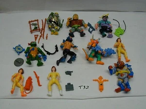 Teenage Mutant Ninja Turtles Figure Lot Vintage 1990s TMNT Lot 10 Figures - Picture 1 of 1