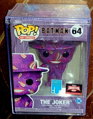 POP! Art Series Batman #64 THE JOKER 4" Vinyl Figure in Hard Case! (Funko, 2021) Cover