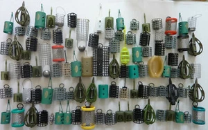 Lot de 100 cages Feeders method quiver peche carpe coup anglaise fishing carp lo - Photo 1/1