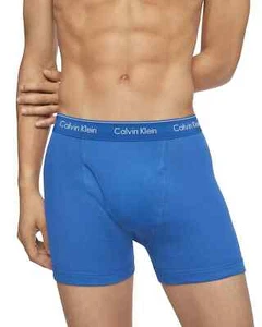 Paquete de 3 calzoncillos boxer Calvin Klein clásicos de algodón para hombre- - Imagen 1 de 3