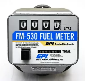 GPI Mechanical Flow Meter FM-530 - Picture 1 of 5