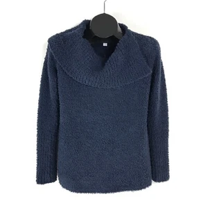 NEW J. Jill Pure Jill Soft & Cozy High Neck Sweater Women's XS Petite Navy Blue - Picture 1 of 13