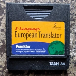 Franklin TA241 European Translator Springboard Module for Handspring Visor - Photo 1 sur 1