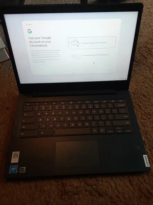 Lenovo ideapad 3 CB-14IGL05 chromebook Celeron N4020 1.1GHz 4GB RAM 64GB eMMC - Image 1 of 4