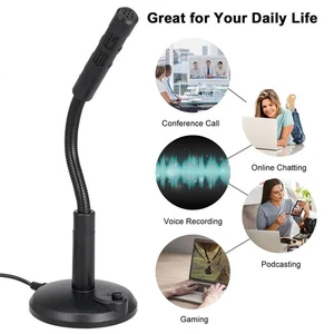 USB Computer Microphone Plug &Play Conference Computer Microphone L9X5 - Afbeelding 1 van 13