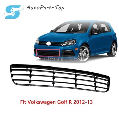 Fit Volkswagen Golf R 2012-13 Front Center Lower Bumper Grille 5K0853671J041 - Image 1 of 4