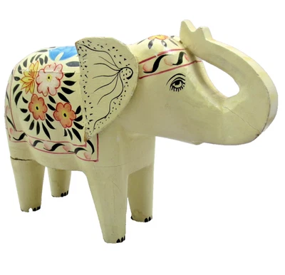 Alcancía de madera trompa de elefante buena fortuna Foto 1 de 4