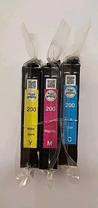 Original Epson T200-520 C M Y Tintenpatrone | EXP 1/2027 | Neu Versiegelt - Bild 1 von 4